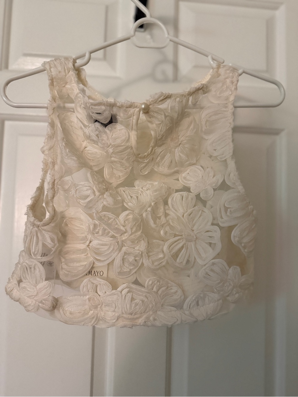 NWT Peppermayo Ivory Fiorella Floret Set (US 4) - Picture 6 of 10